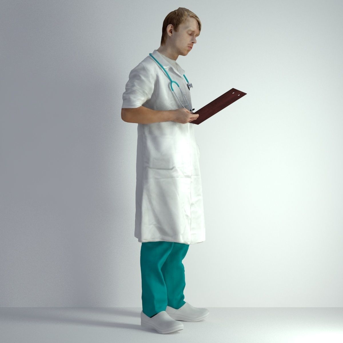 3D Scan Man Doctor 022 3D model_16