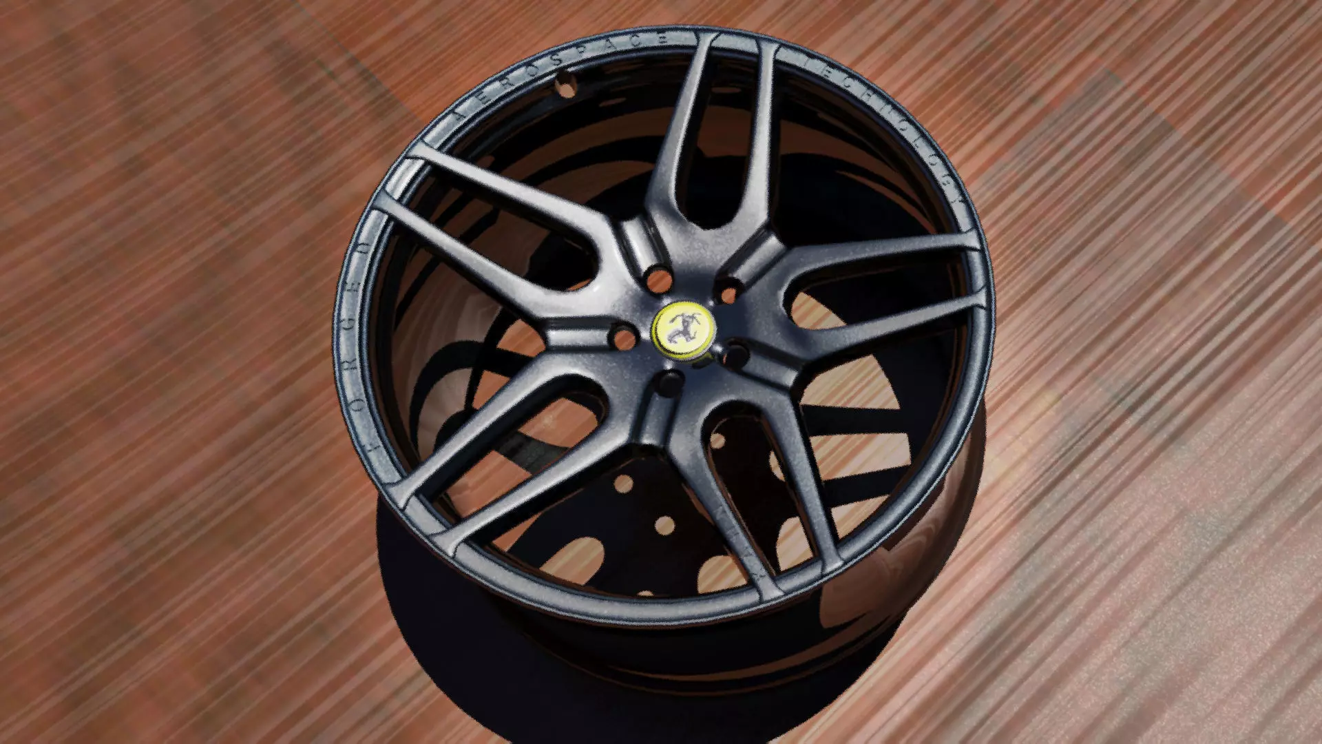 KAHN DESIGN MONZA Rim Low-poly 3D model