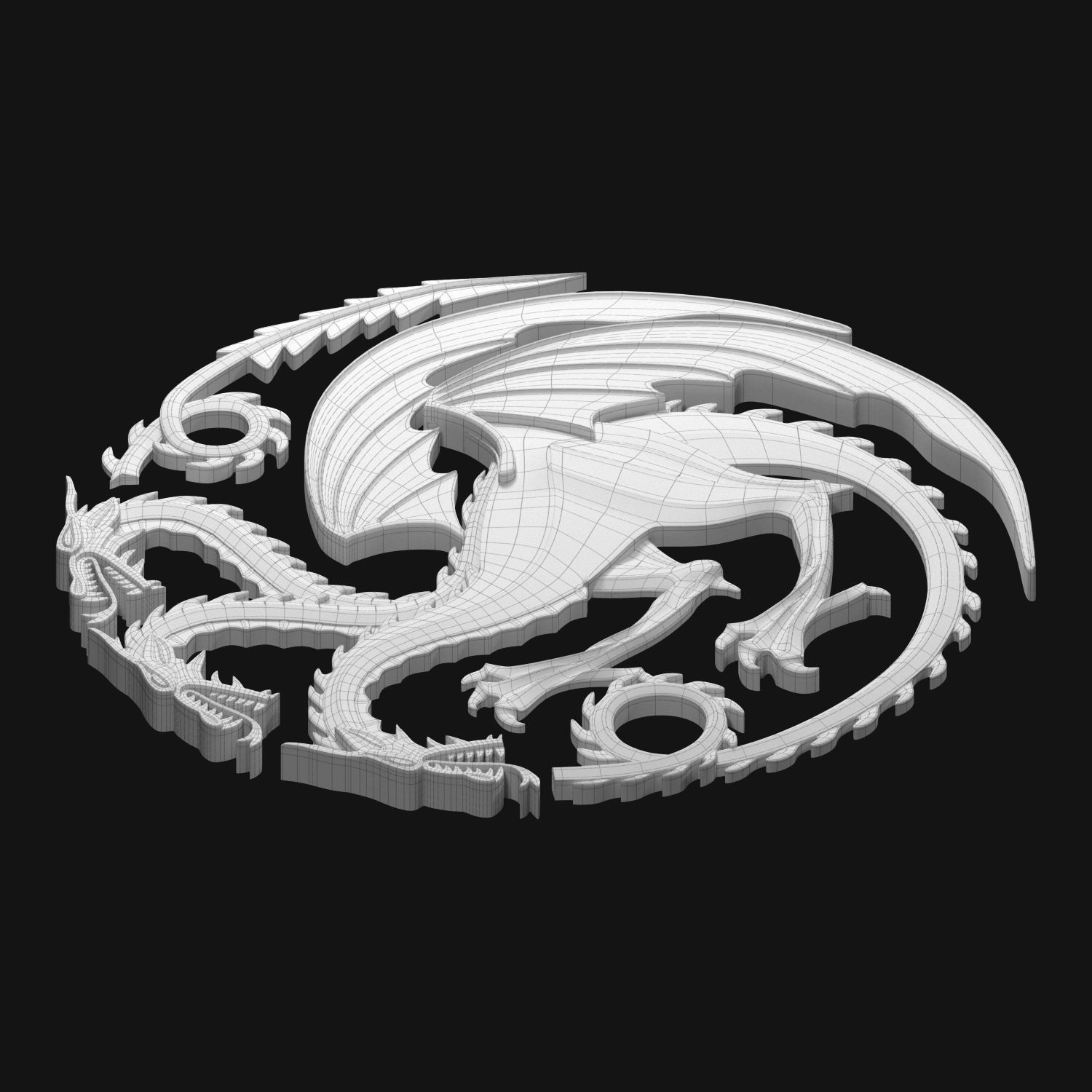 Game of Thrones - House Targaryen 3D model_5