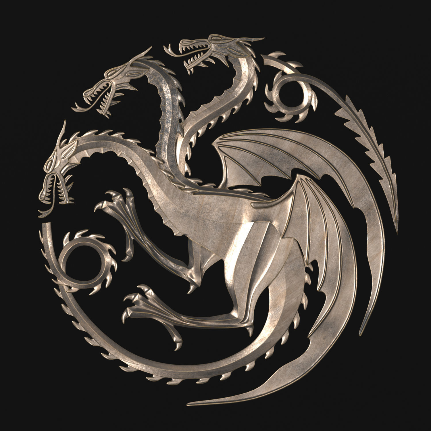 Game of Thrones - House Targaryen 3D model_1