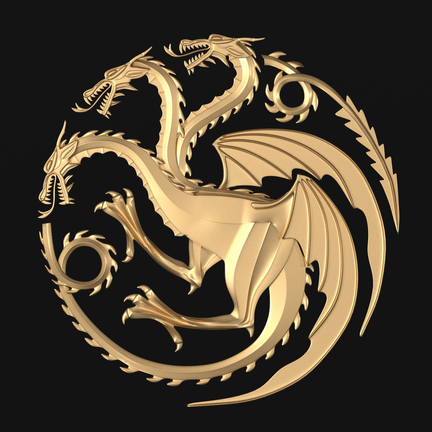 Game of Thrones - House Targaryen 3D model_0