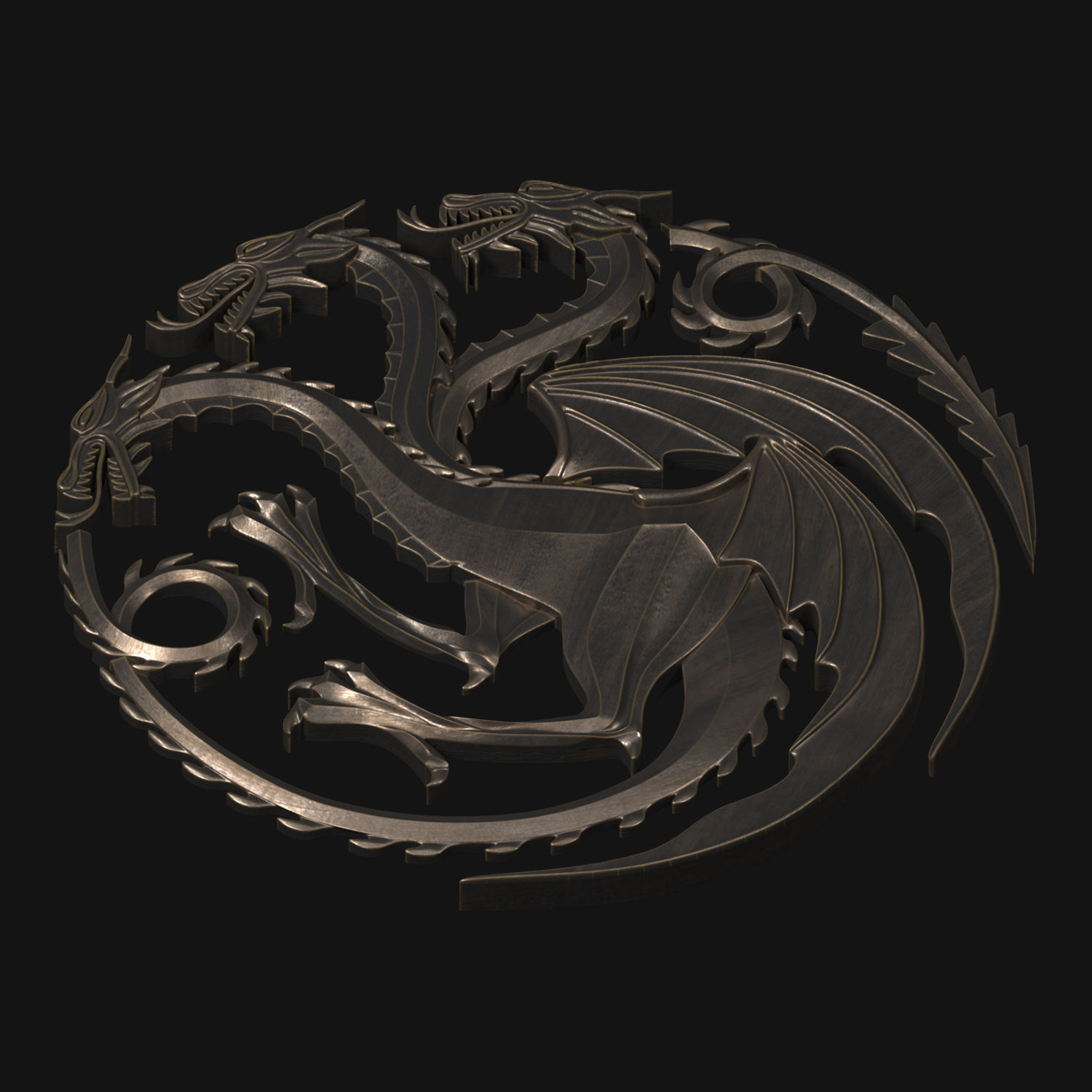 Game of Thrones - House Targaryen 3D model_7