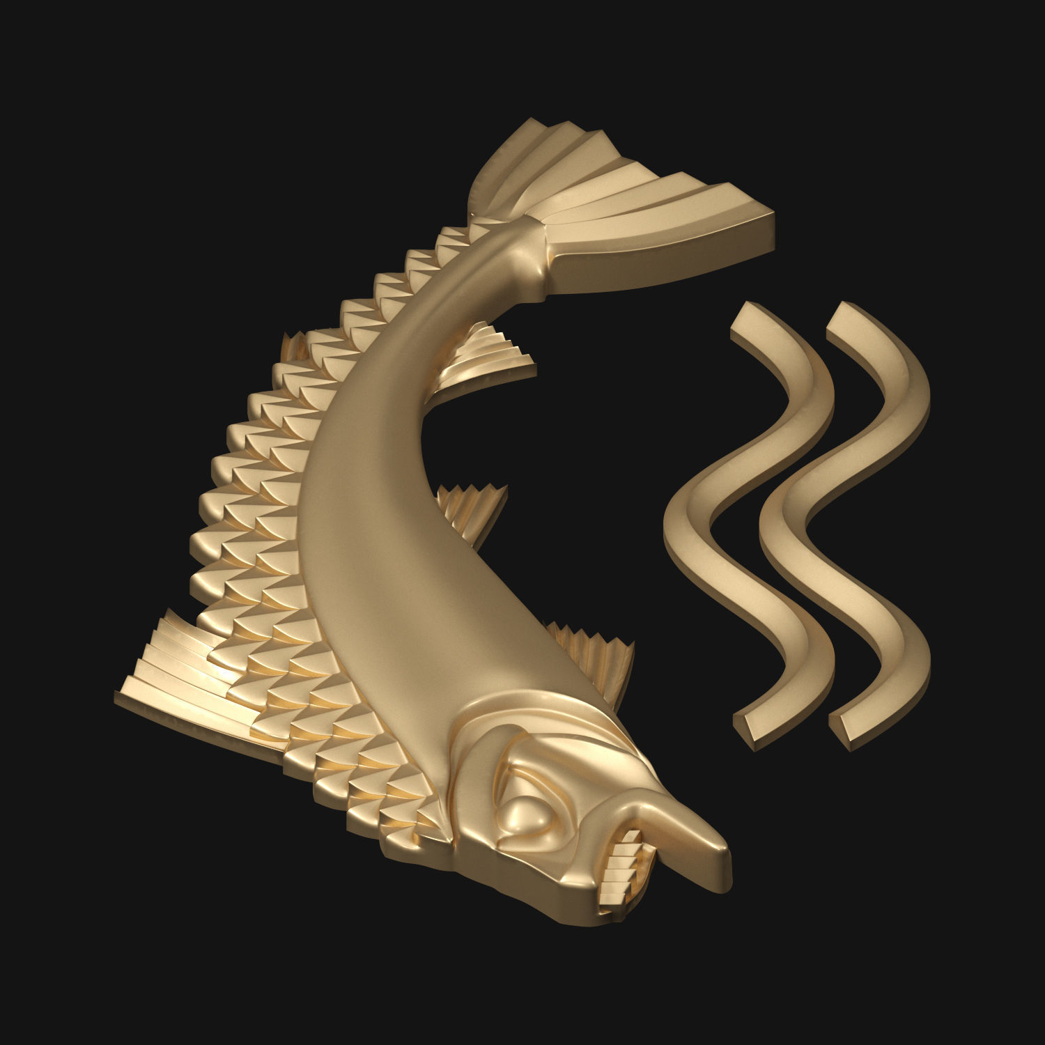 Game of Thrones - House Tully 3D model_3