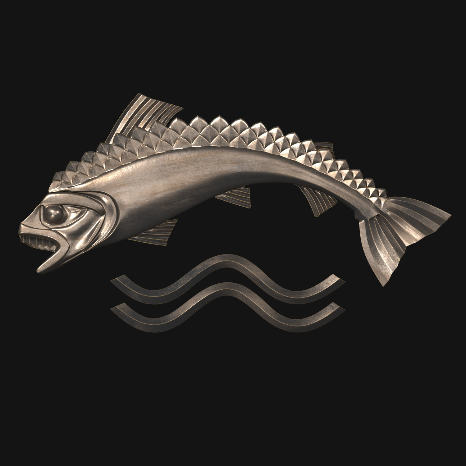 Game of Thrones - House Tully 3D model_1