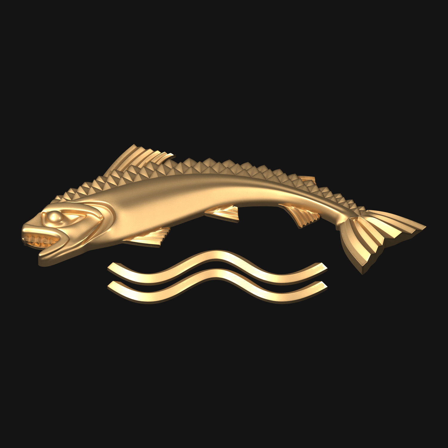 Game of Thrones - House Tully 3D model_6