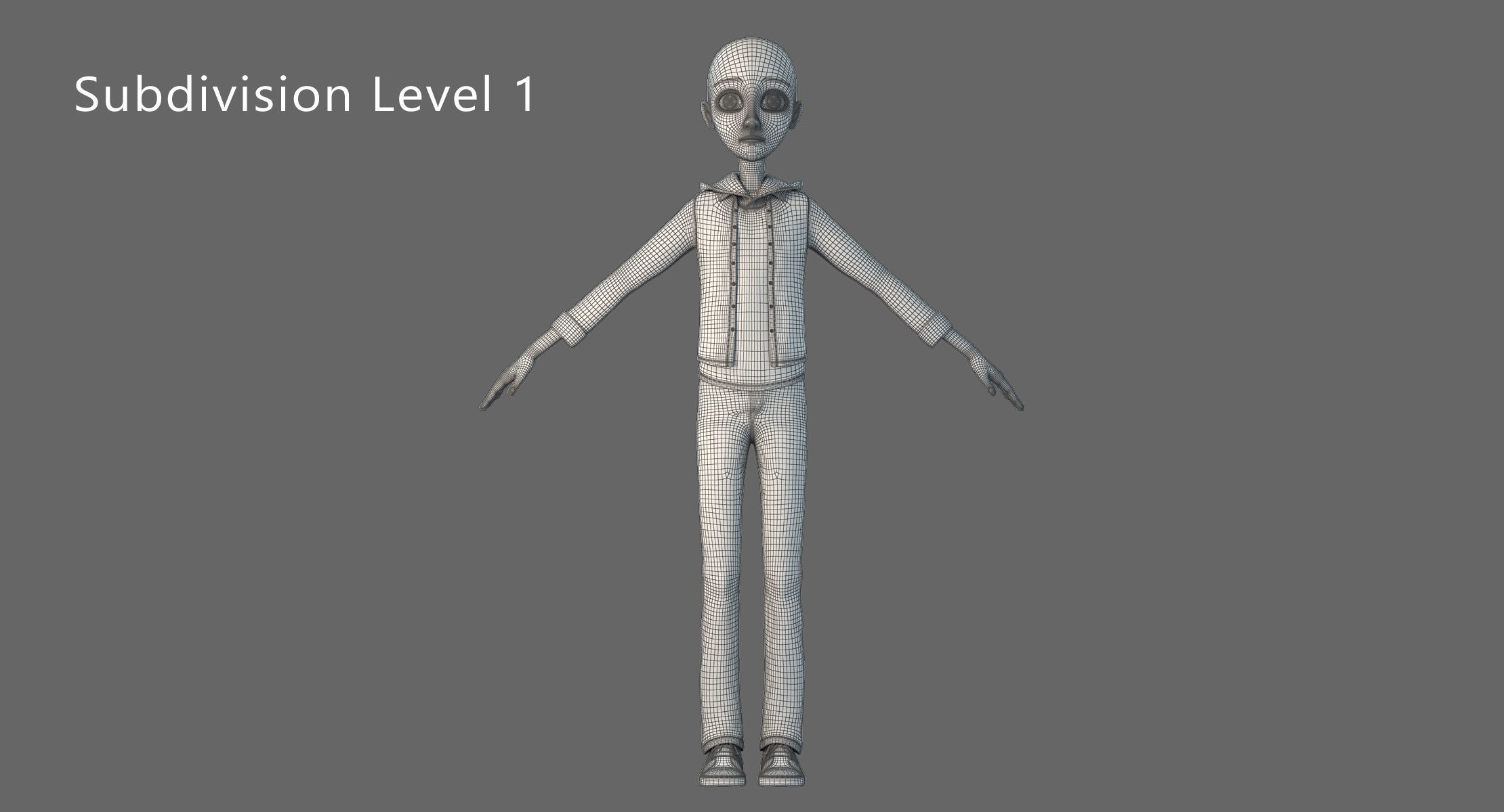 Cartoon Boy Rigged 3D model_32