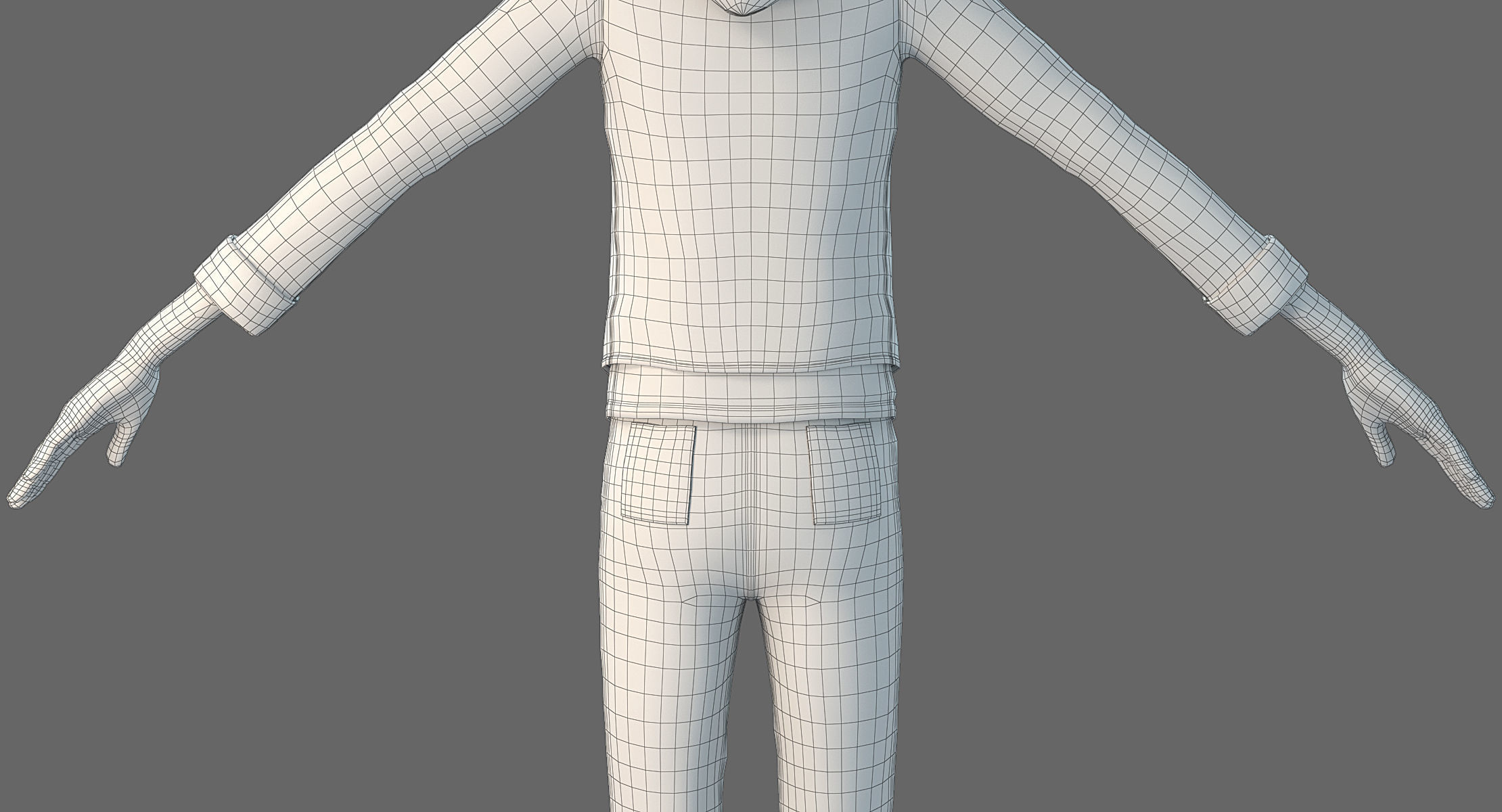 Cartoon Boy Rigged 3D model_25