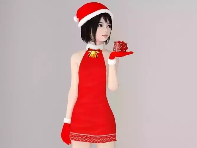 Chiharu Christmas pose 01