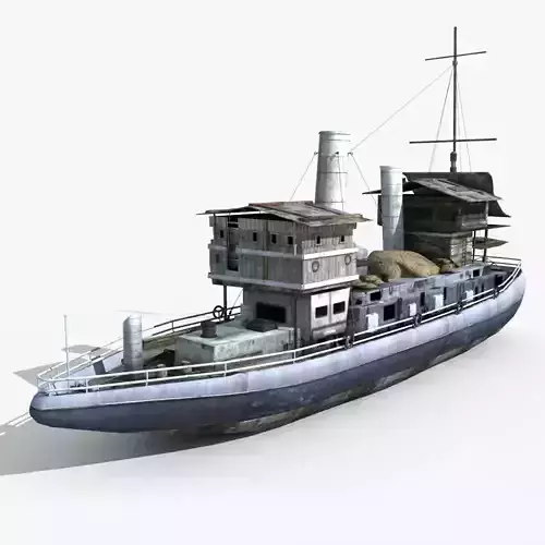 Old Cargo Ship 01