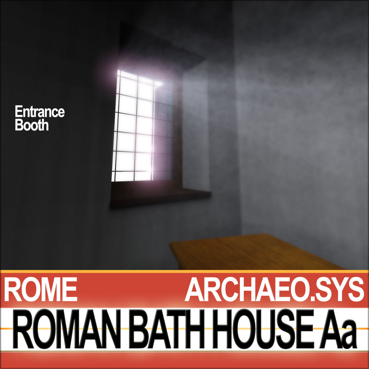 Roman Bath House Aa 3D model_14
