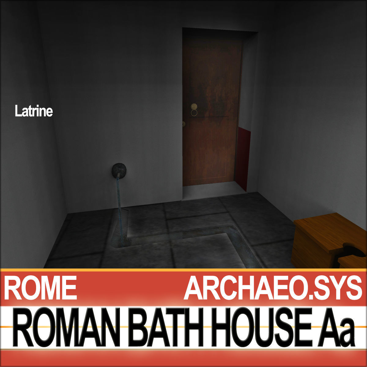 Roman Bath House Aa 3D model_15