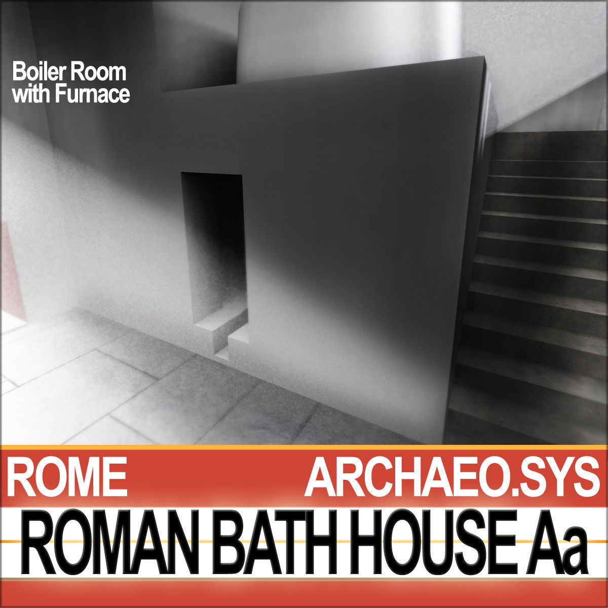 Roman Bath House Aa 3D model_17
