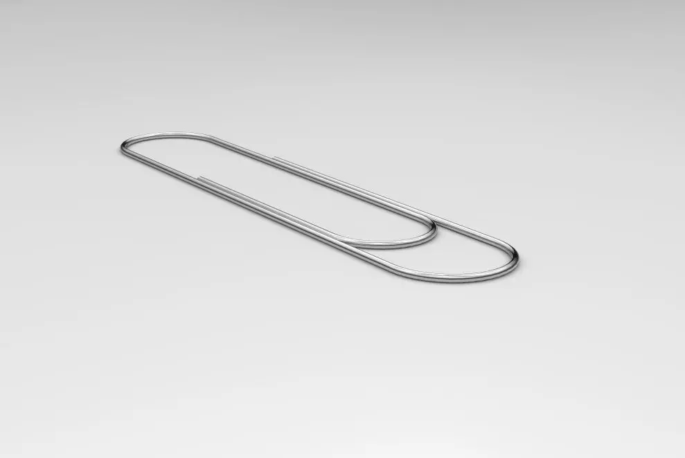 Paperclip paper clip Free 3D model_0
