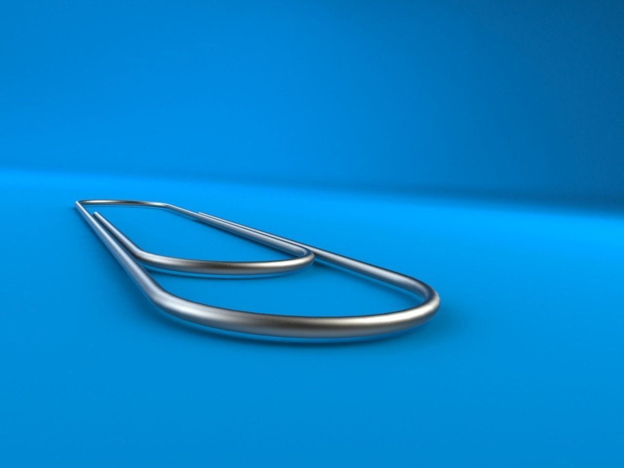Paperclip paper clip Free 3D model_1