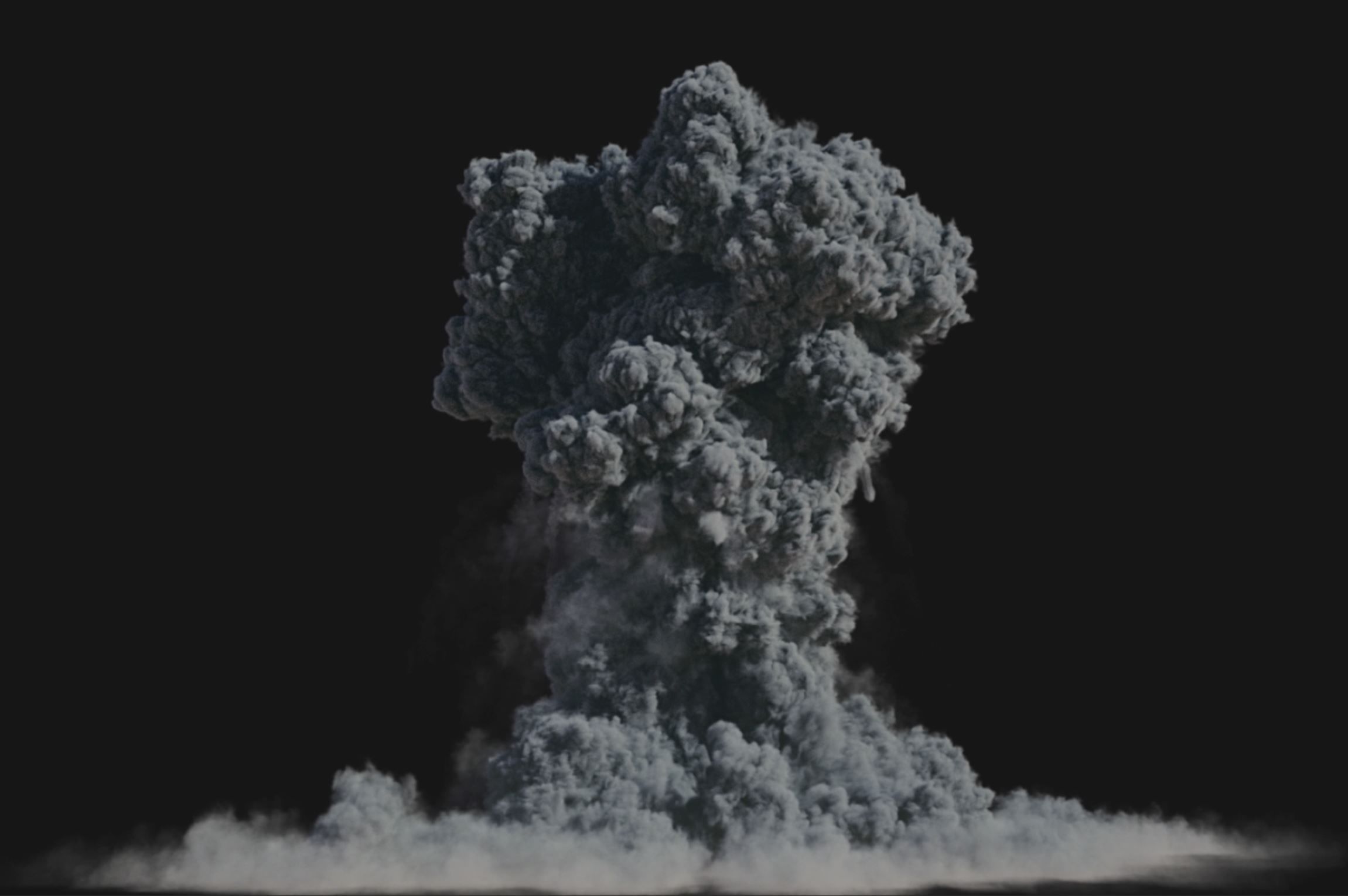 Houdini Explosion Asset Sand Advection Explosion lifetime lisc Low-poly 3D model_7