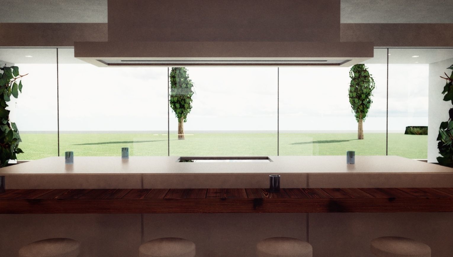 Modern Mansion Complete Modular Asset Kit Low-poly 3D model_18