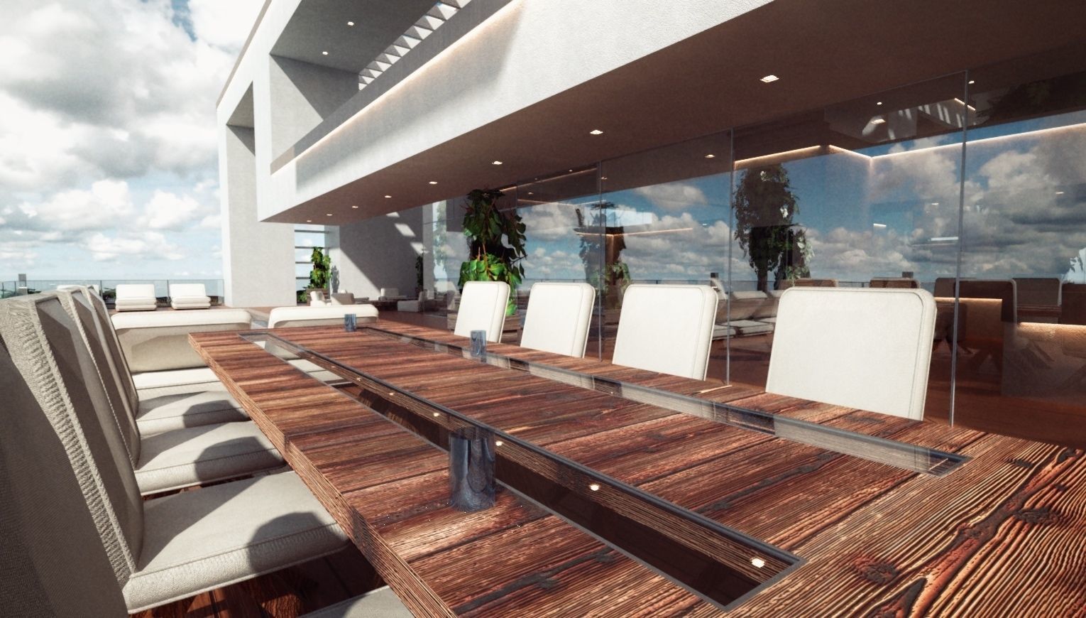 Modern Mansion Complete Modular Asset Kit Low-poly 3D model_15