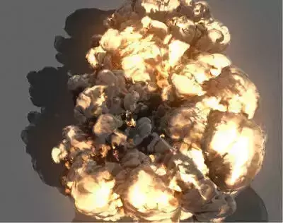 Maya Fluids Effects Assets Bundle Low-poly 3D model
