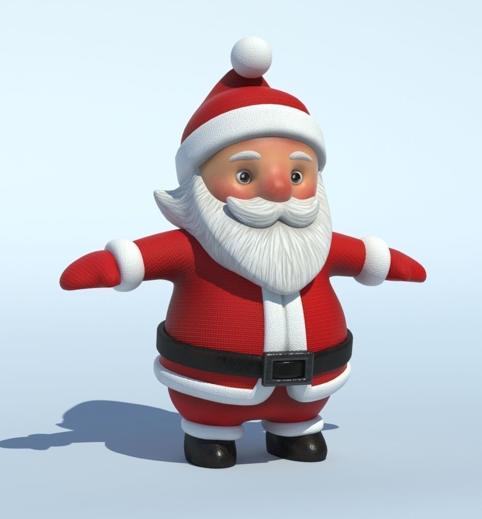 Santa Claus 3D model_2