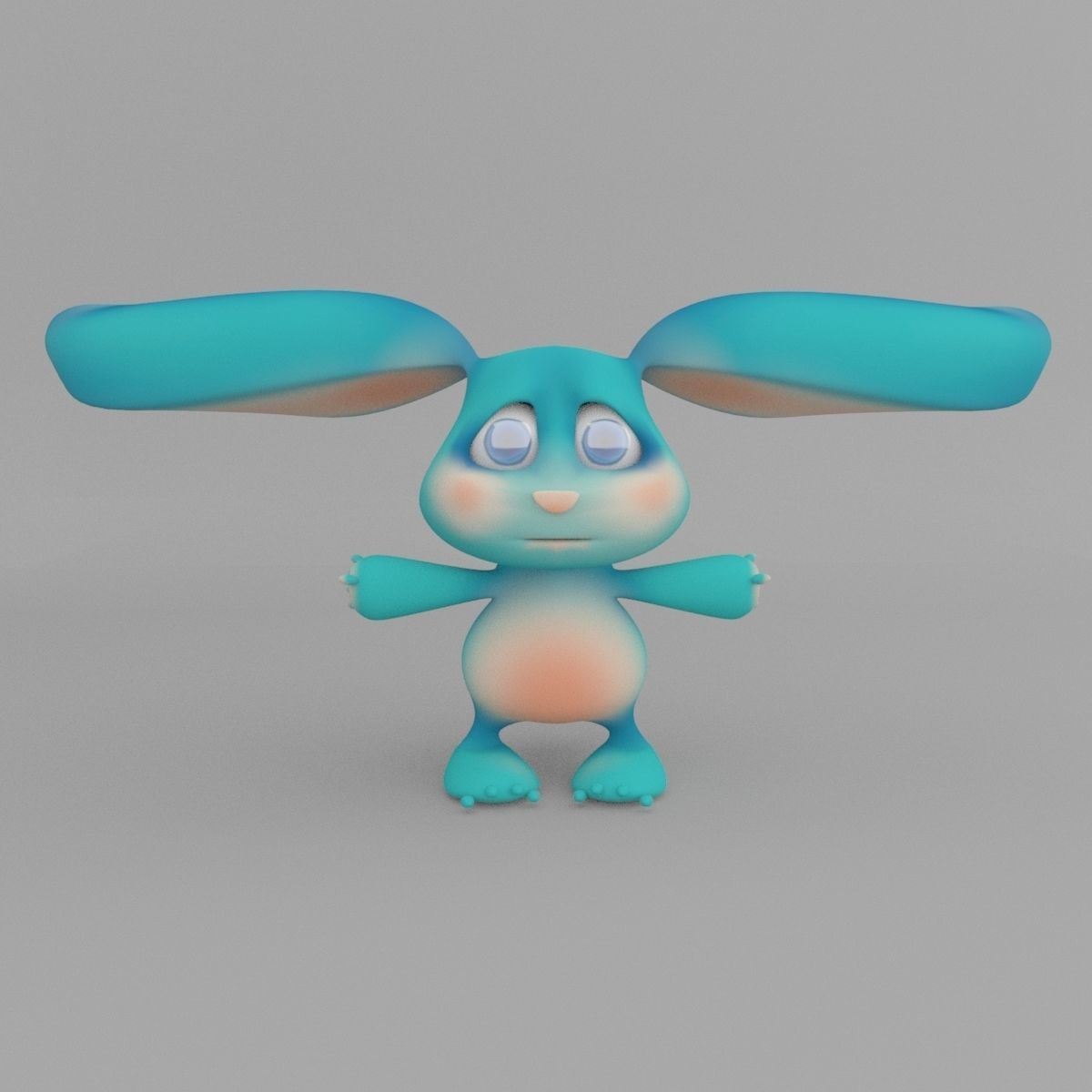Chio - Rabbit 3D model_8