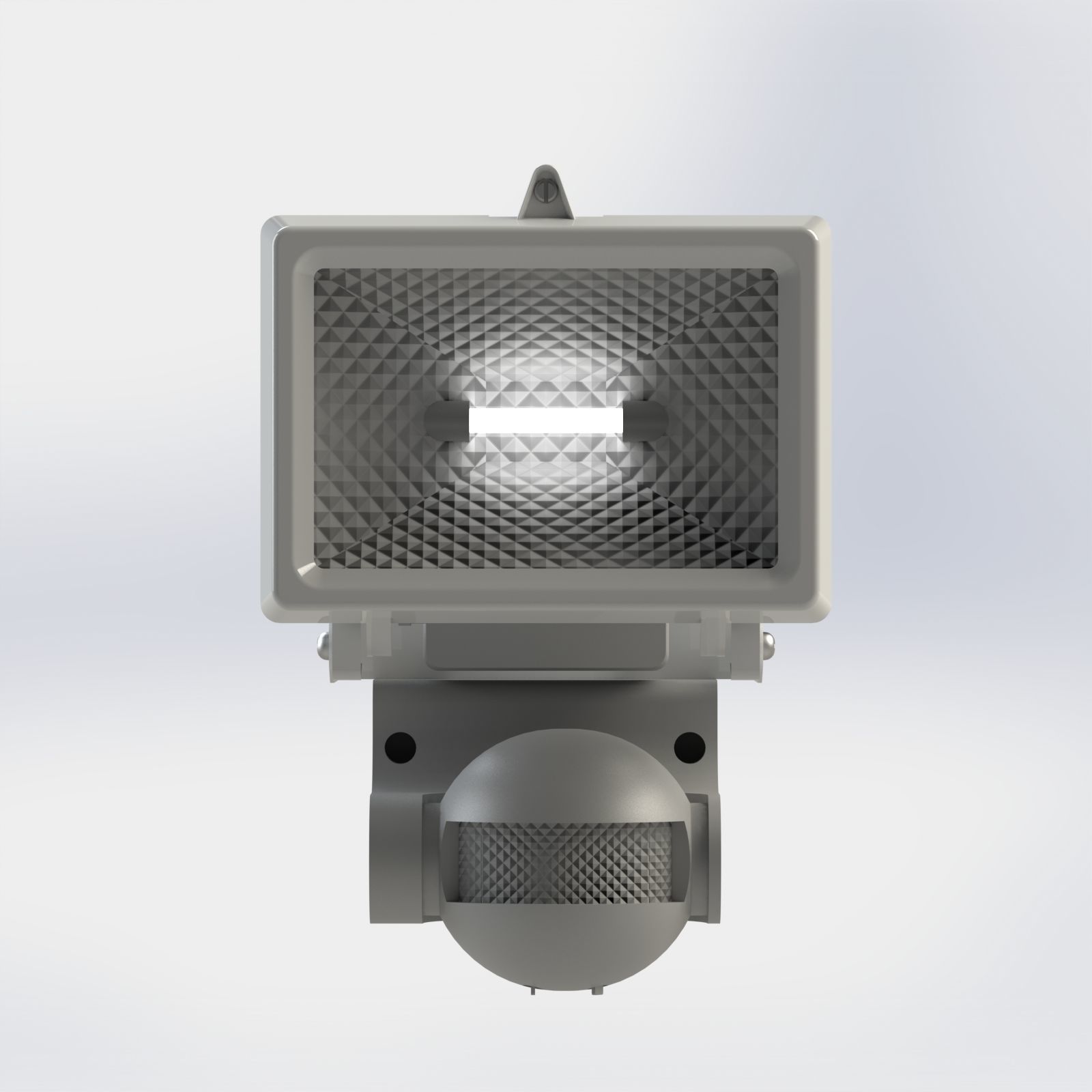 Flood Light and Movement Sensor 3D model_11