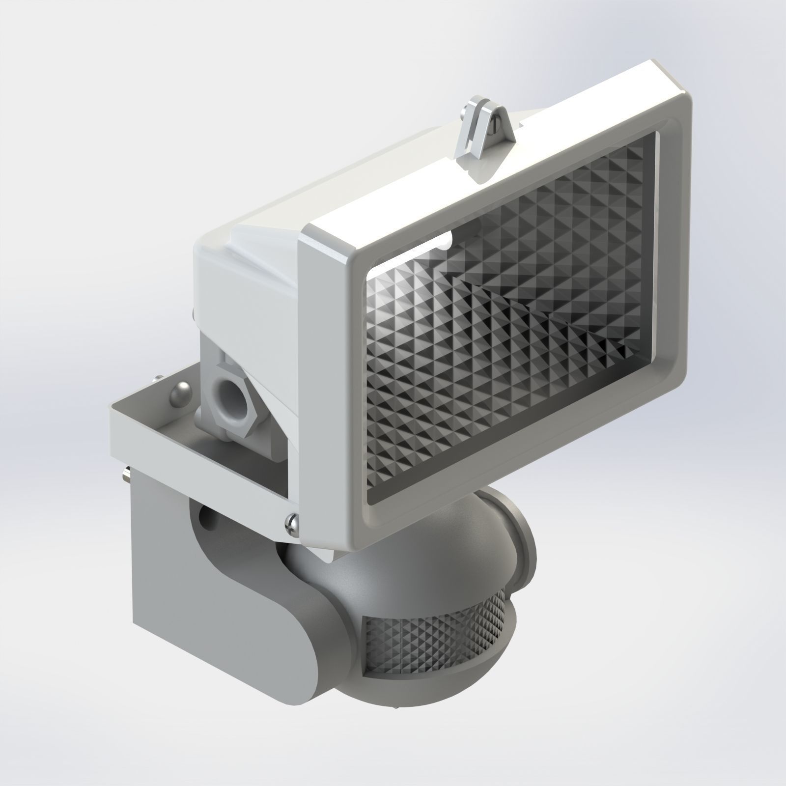 Flood Light and Movement Sensor 3D model_22