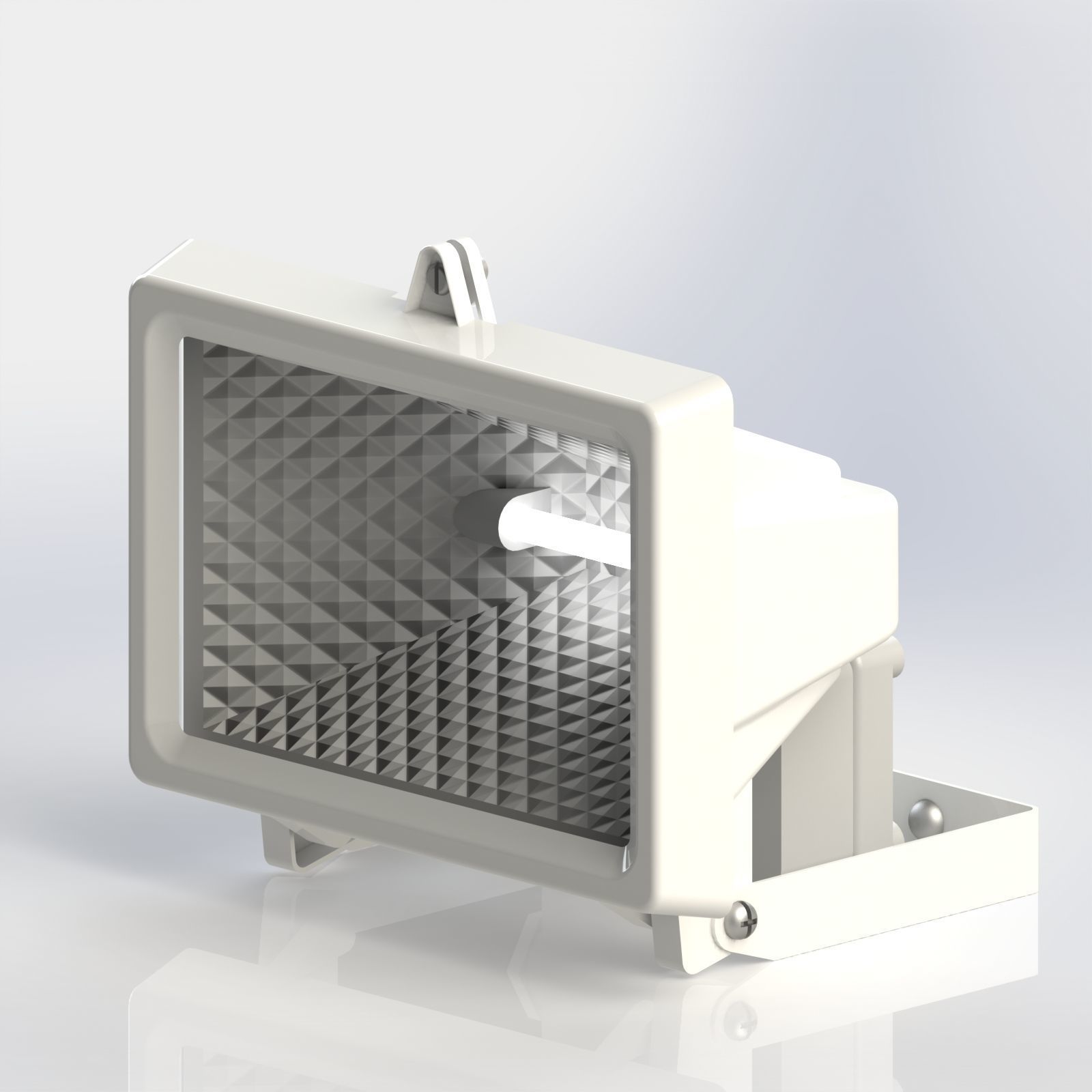 Flood Light and Movement Sensor 3D model_2