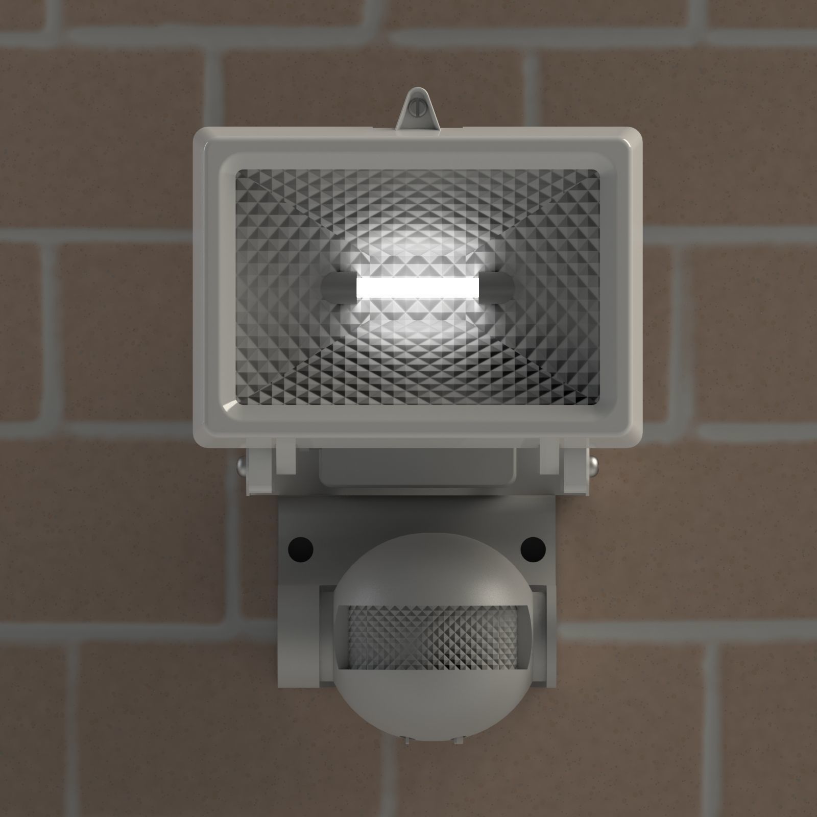 Flood Light and Movement Sensor 3D model_25