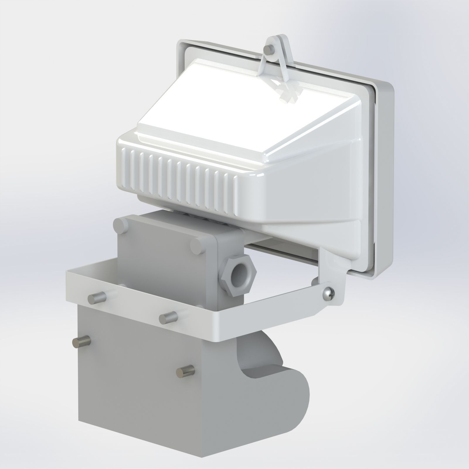 Flood Light and Movement Sensor 3D model_19