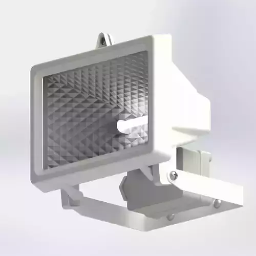 Flood Light and Movement Sensor 3D model