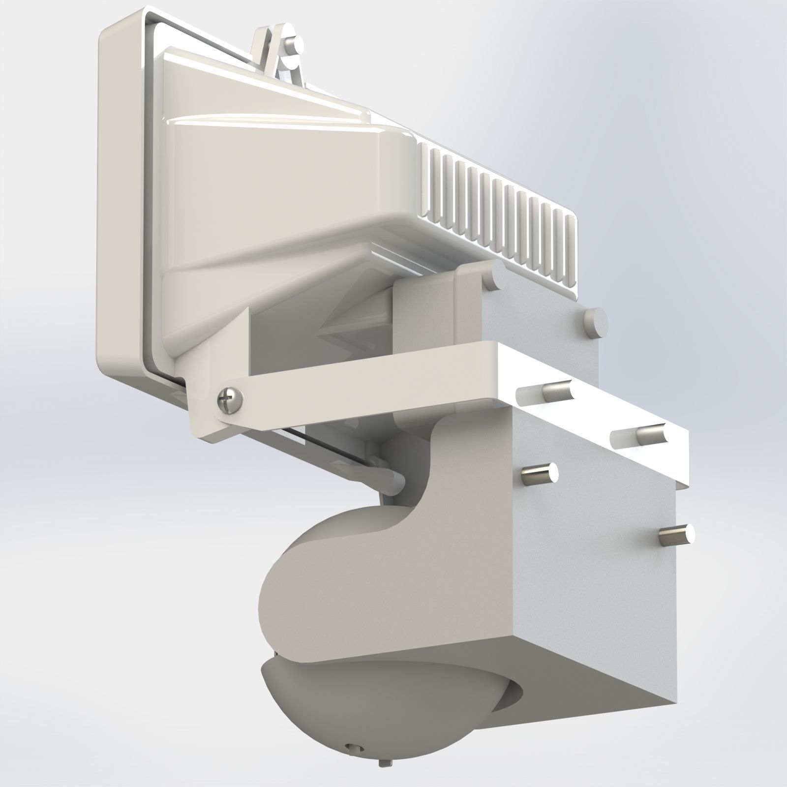 Flood Light and Movement Sensor 3D model_21