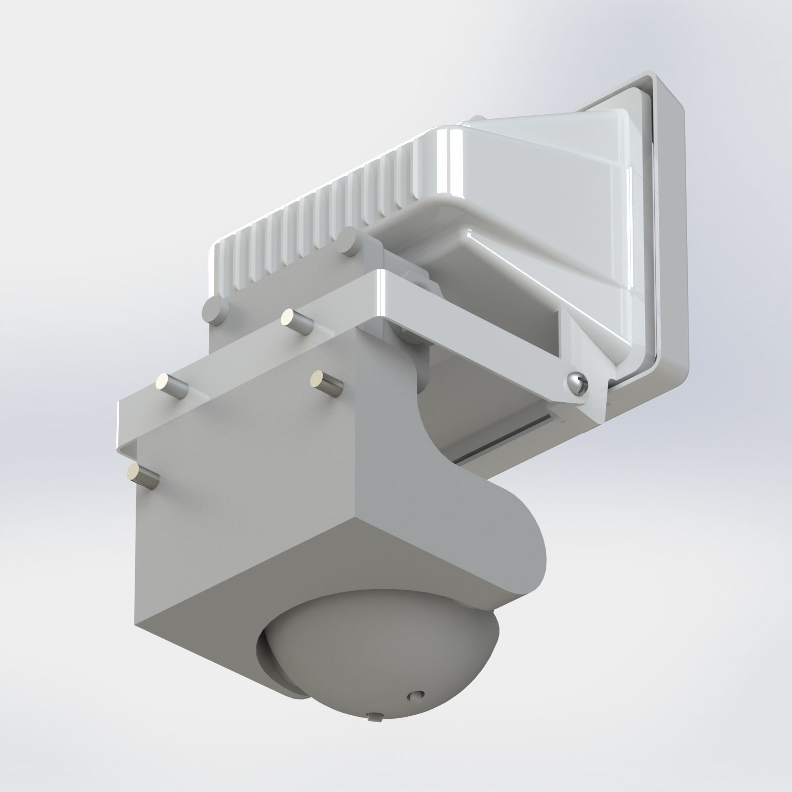 Flood Light and Movement Sensor 3D model_18