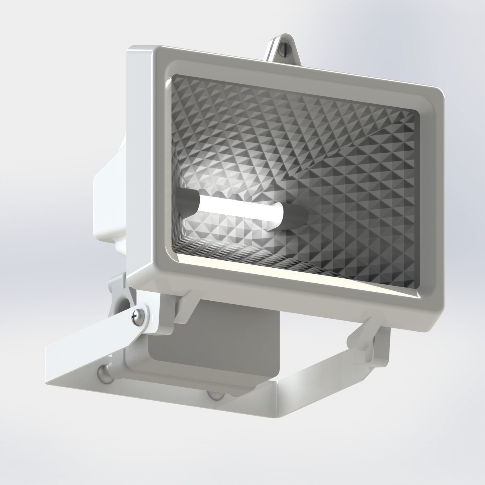 Flood Light and Movement Sensor 3D model_16