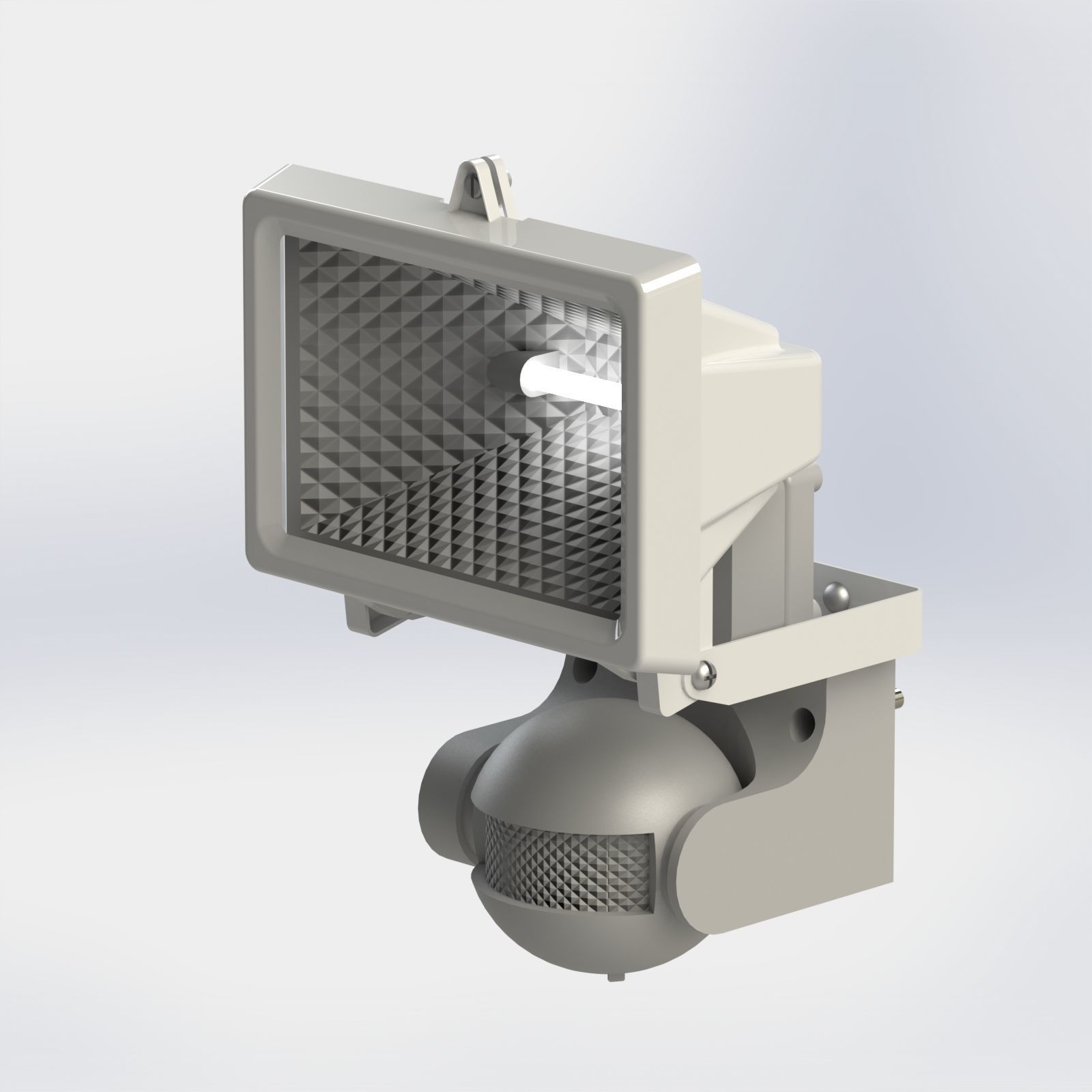 Flood Light and Movement Sensor 3D model_20