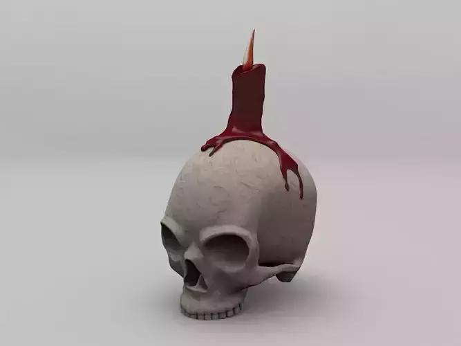 Candle Skull