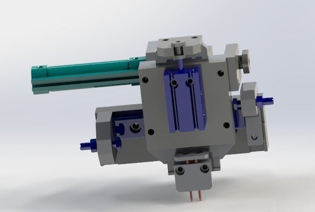 XZ two axis conveying mechanism 3D model_0