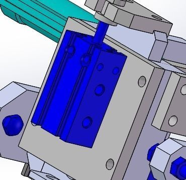 XZ two axis conveying mechanism 3D model_2