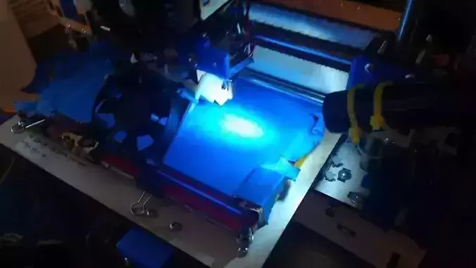 Printrbot Flashlight Mount Free 3D print model