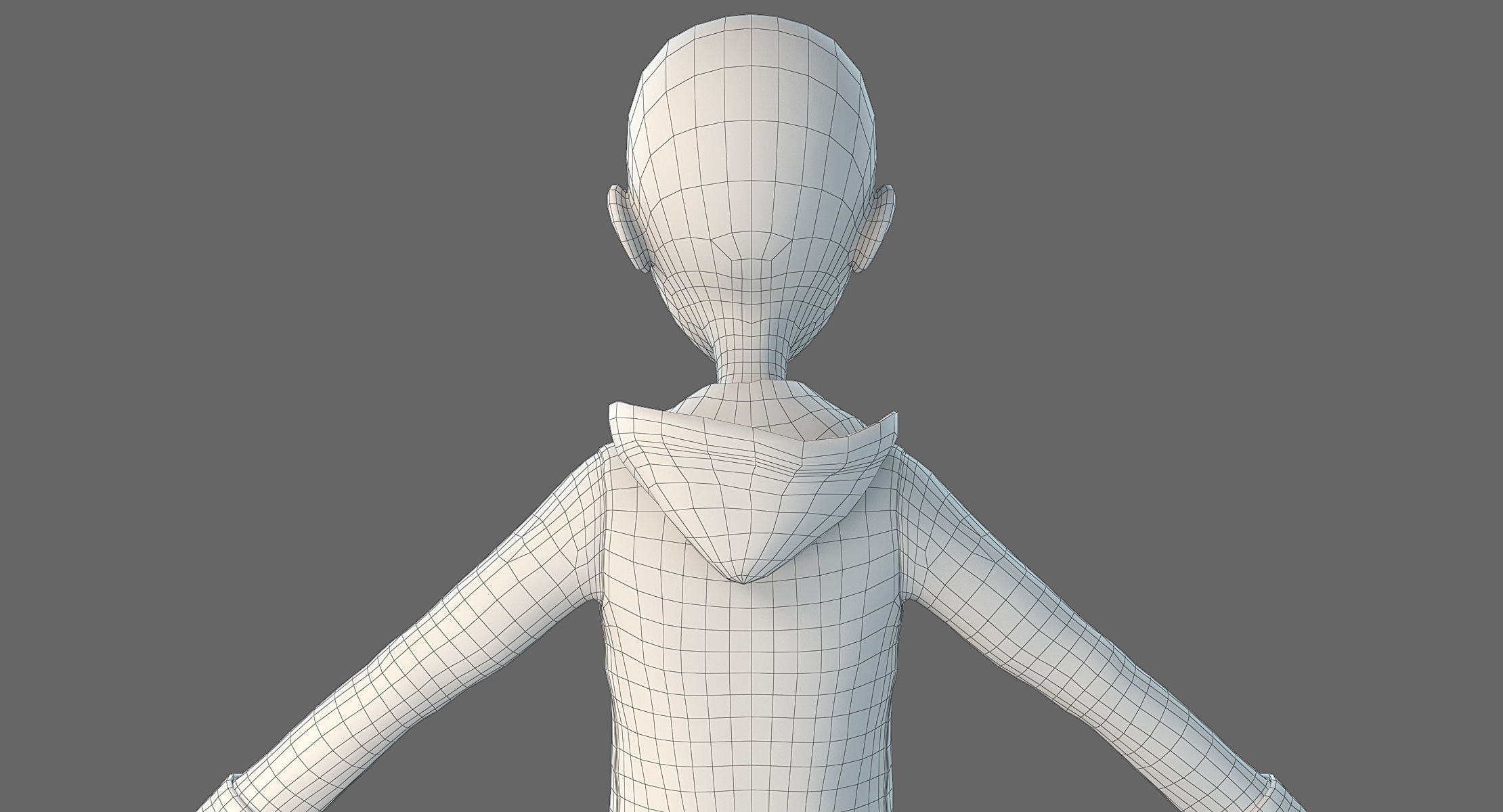 Cartoon Boy NoRig 3D model_18