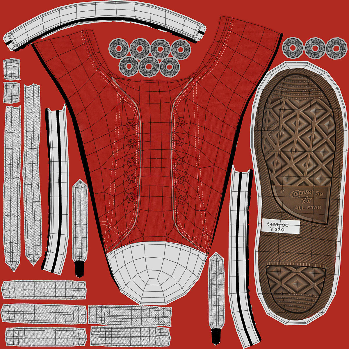 Cartoon Boy NoRig 3D model_29