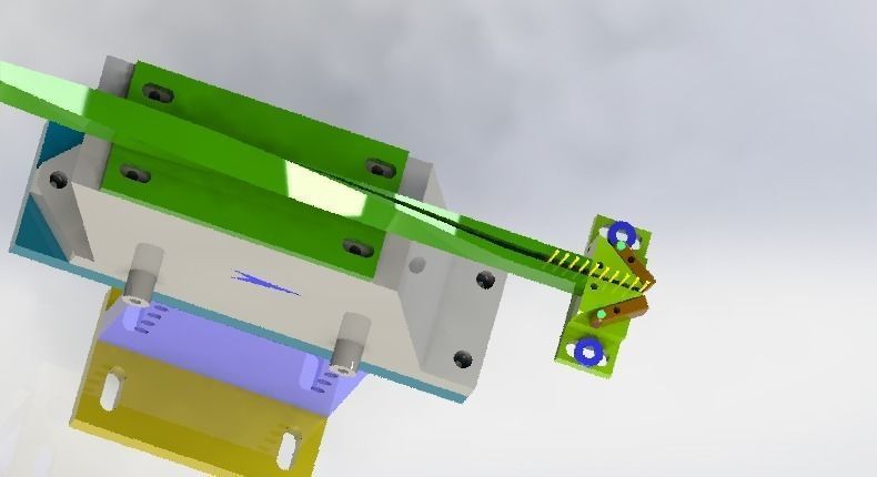 Rotating vibration loading mechanism 3D model_3