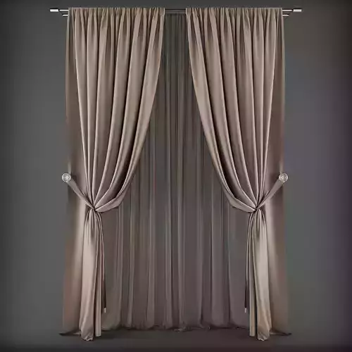 Curtain 3D model 321