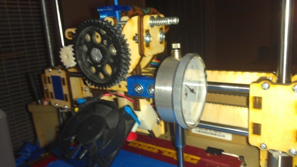 Printrbot Dial Gauge Mount Free 3D print model_1