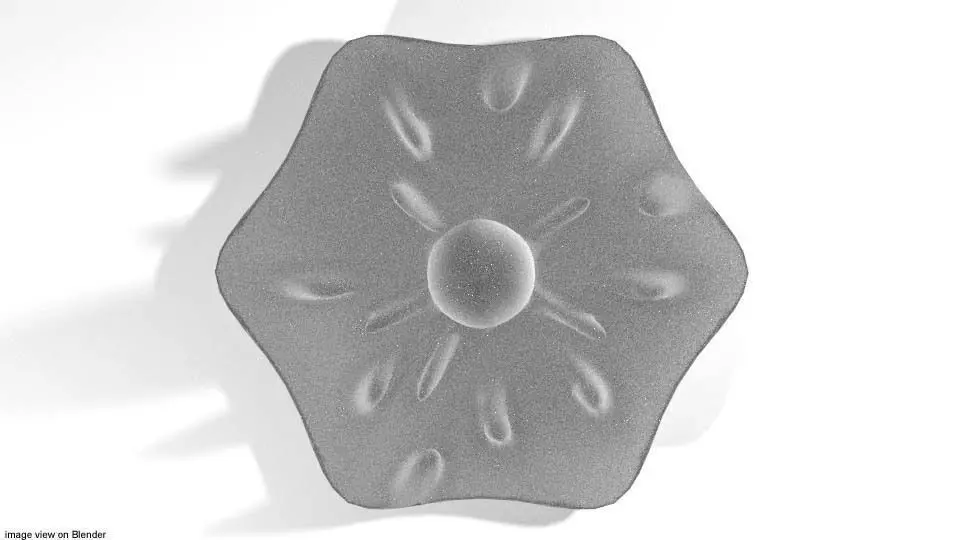 Snowflake - Type 10 3D model_0