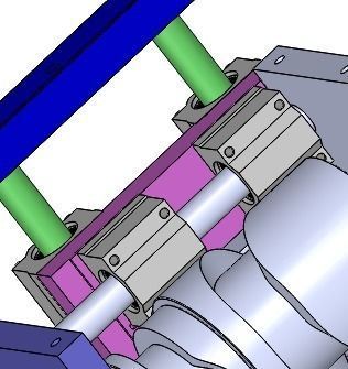 Cam mobile mechanism 3D model_5