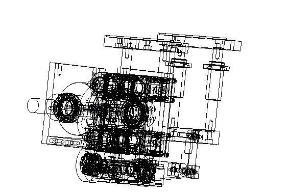 Cam mobile mechanism 3D model_7