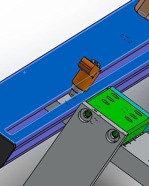 Clappers positioning structure 3D model_5