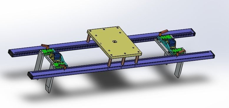 Clappers positioning structure 3D model_4