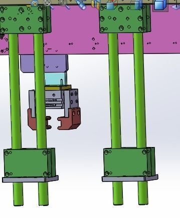 The adjustable clamping mechanism 3D model_3