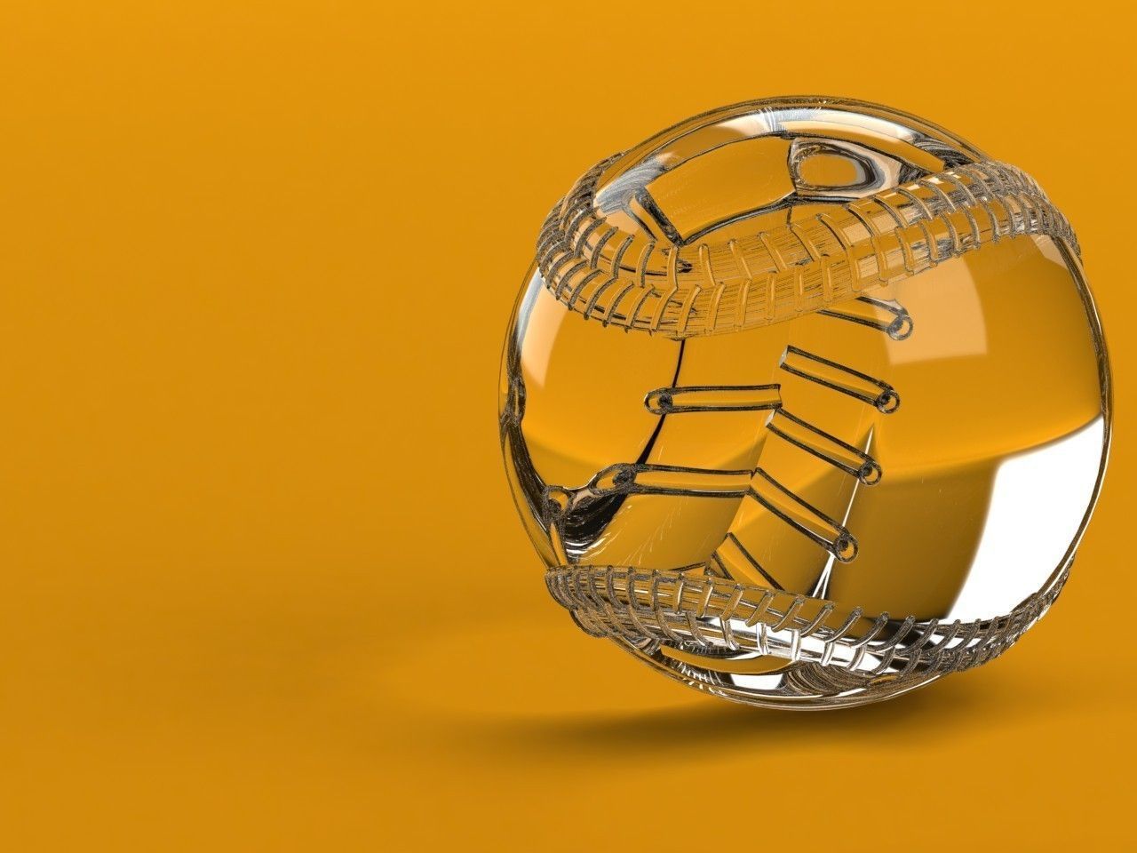 Baseball Free 3D model_4